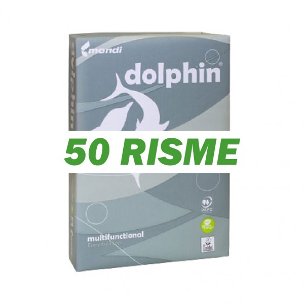 Carta Dolphin A4 GR.80 - 50 risme da 500 fogli